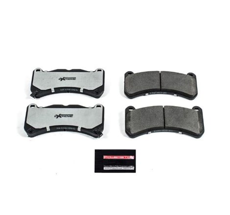 Power Stop 13-14 Ford Mustang Front Z26 Extreme Street Brake Pads w/Hardware