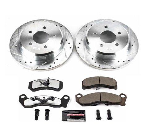 Power Stop 1993 Ford Mustang Front Z26 Street Warrior Brake Kit