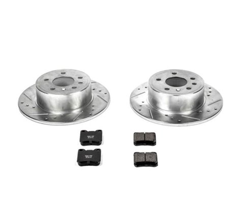 Power Stop 99-03 Saab 9-3 Rear Z23 Evolution Sport Brake Kit