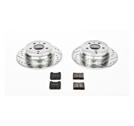 Power Stop 94-97 Volvo 850 Rear Z23 Evolution Sport Brake Kit