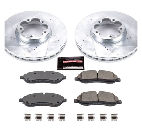 Power Stop 15-18 Ford Transit-350 HD Front Z23 Evolution Sport Brake Kit