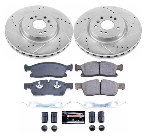 Power Stop 2016 Mercedes-Benz GLE300d Front Z23 Evolution Sport Brake Kit