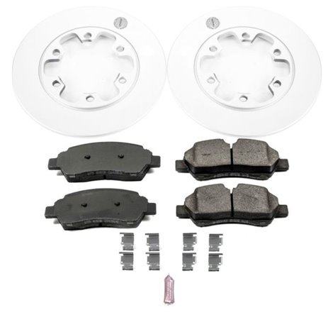 Power Stop 15-18 Ford Transit-350 HD Rear Z17 Evolution Geomet Coated Brake Kit