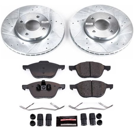 Power Stop 05-07 Ford Focus Front Z23 Evolution Sport Brake Kit