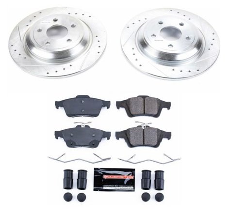 Power Stop 16-18 Ford Focus Rear Z23 Evolution Sport Brake Kit