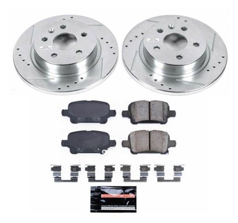 Power Stop 2016 Chevrolet Cruze Rear Z23 Evolution Sport Brake Kit