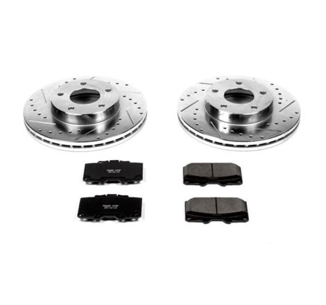 Power Stop 89-90 Nissan 300ZX Front Z23 Evolution Sport Brake Kit