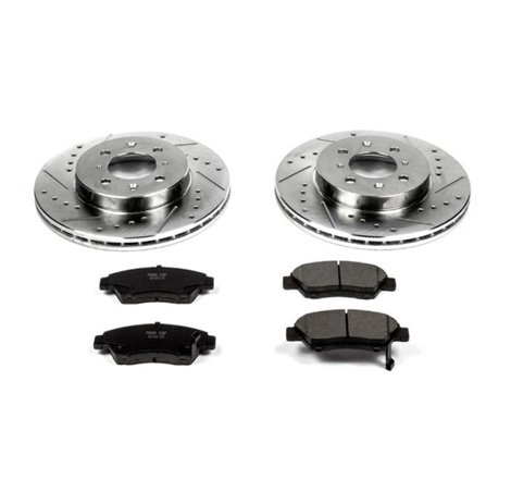 Power Stop 03-05 Honda Civic Front Z23 Evolution Sport Brake Kit