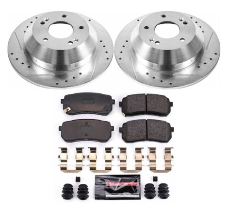 Power Stop 15-19 Kia Sedona Rear Z23 Evolution Sport Brake Kit