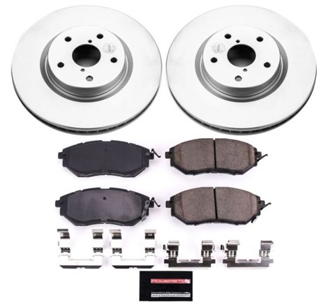 Power Stop 06-07 Subaru B9 Tribeca Front Z17 Evolution Geomet Coated Brake Kit