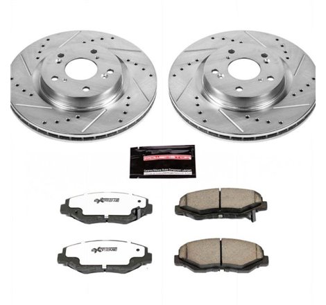 Power Stop 12-16 Honda CR-V Front Z26 Street Warrior Brake Kit