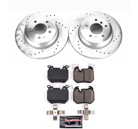 Power Stop 08-10 BMW 135i Rear Z23 Evolution Sport Brake Kit