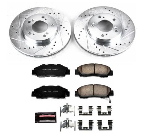 Power Stop 97-01 Acura Integra Front Z23 Evolution Sport Brake Kit