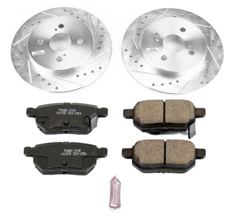 Power Stop 12-18 Toyota Yaris Rear Z23 Evolution Sport Brake Kit