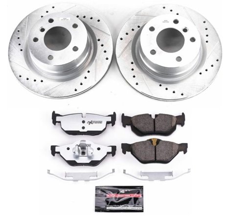 Power Stop 08-10 BMW 128i Rear Z26 Street Warrior Brake Kit