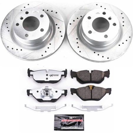 Power Stop 08-10 BMW 128i Rear Z26 Street Warrior Brake Kit