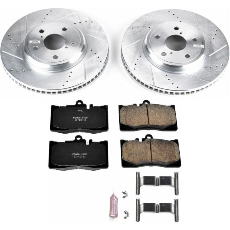 Power Stop 01-06 Lexus LS430 Front Z23 Evolution Sport Brake Kit