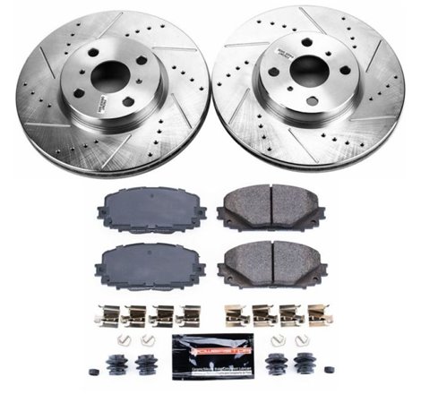 Power Stop 12-18 Toyota Yaris Front Z23 Evolution Sport Brake Kit