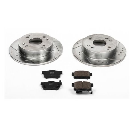 Power Stop 1997 Acura CL Rear Z23 Evolution Sport Brake Kit