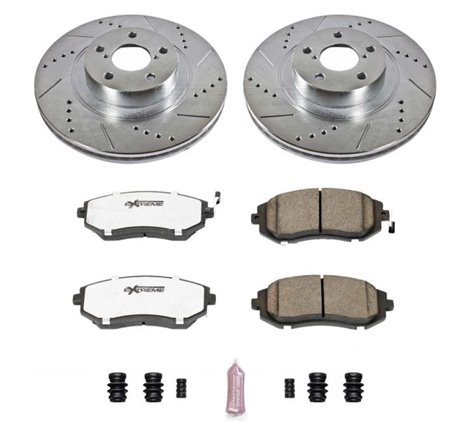 Power Stop 04-06 Subaru Baja Front Z26 Street Warrior Brake Kit