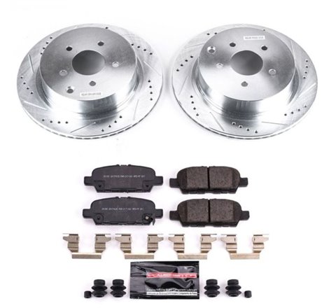 Power Stop 18-19 Infiniti Q50 Rear Z23 Evolution Sport Brake Kit