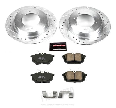 Power Stop 00-04 Volvo S40 Rear Z23 Evolution Sport Brake Kit