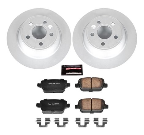 Power Stop 07-11 Volvo S80 Rear Z23 Evolution Sport Coated Brake Kit