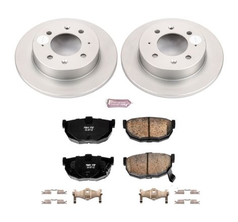 Power Stop 04-09 Kia Spectra Rear Z17 Evolution Geomet Coated Brake Kit