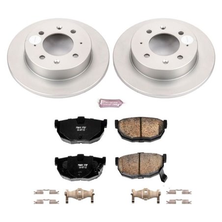 Power Stop 04-09 Kia Spectra Rear Z17 Evolution Geomet Coated Brake Kit