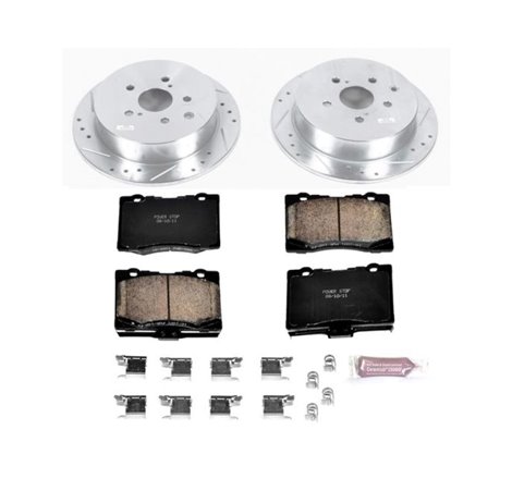 Power Stop 10-15 Lexus RX350 Rear Z23 Evolution Sport Brake Kit