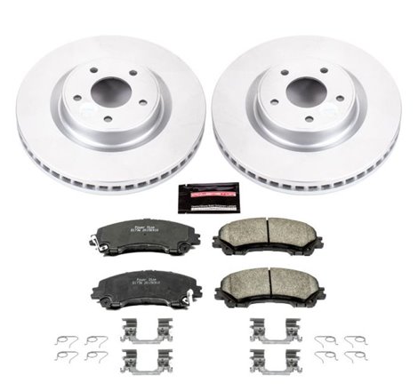 Power Stop 14-19 Infiniti Q50 Front Z17 Evolution Geomet Coated Brake Kit