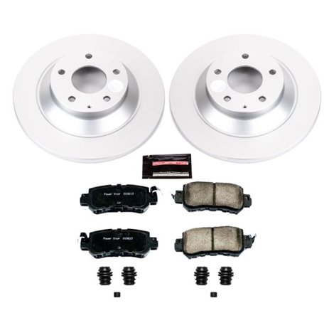 Power Stop 13-15 Mazda CX-5 Rear Z17 Evolution Geomet Coated Brake Kit