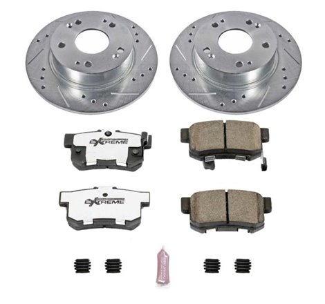 Power Stop 04-08 Acura TSX Rear Z26 Street Warrior Brake Kit