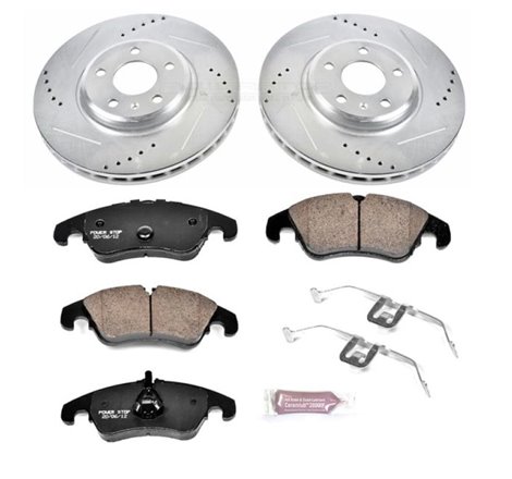 Power Stop 09-11 Audi A4 Front Z23 Evolution Sport Brake Kit