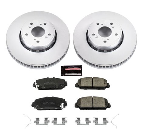 Power Stop 2016 Acura ILX Front Z17 Evolution Geomet Coated Brake Kit