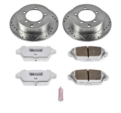 Power Stop 90-94 Eagle Talon Rear Z26 Street Warrior Brake Kit