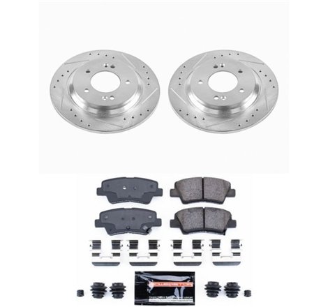 Power Stop 2015 Hyundai Sonata Rear Z23 Evolution Sport Brake Kit