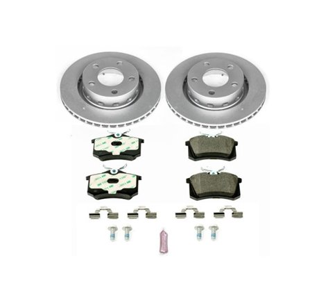 Power Stop 02-04 Audi S6 Rear Euro-Stop Brake Kit