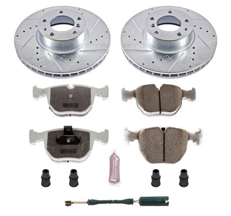 Power Stop 1995 BMW 740i Front Z26 Street Warrior Brake Kit