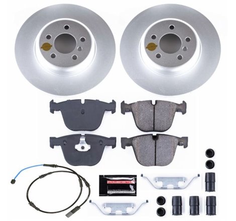 Power Stop 10-17 BMW 535i GT Rear Z23 Evolution Sport Coated Brake Kit