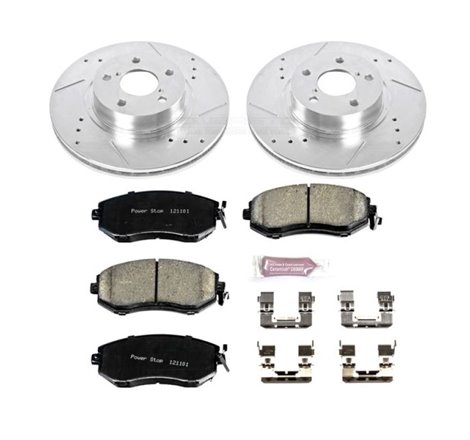 Power Stop 13-16 Subaru BRZ Front Z23 Evolution Sport Brake Kit