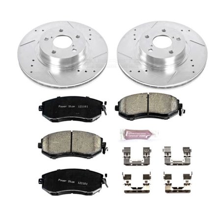 Power Stop 13-16 Subaru BRZ Front Z23 Evolution Sport Brake Kit