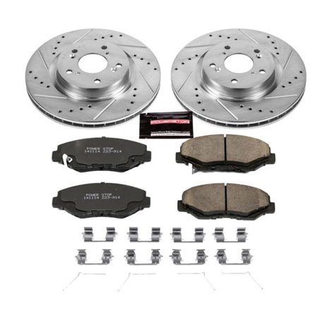 Power Stop 12-16 Honda CR-V Front Z23 Evolution Sport Brake Kit