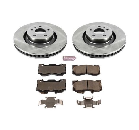 Power Stop 15-19 Ford Mustang Front Autospecialty Brake Kit