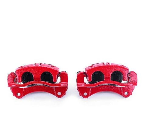 Power Stop 05-06 Chevrolet Equinox Front Red Calipers w/Brackets - Pair