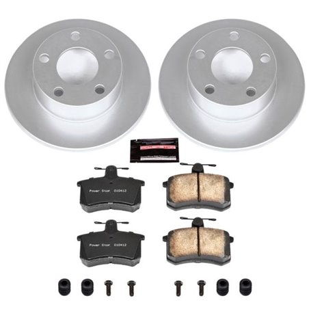 Power Stop 96-01 Audi A4 Quattro Rear Z23 Evolution Sport Coated Brake Kit