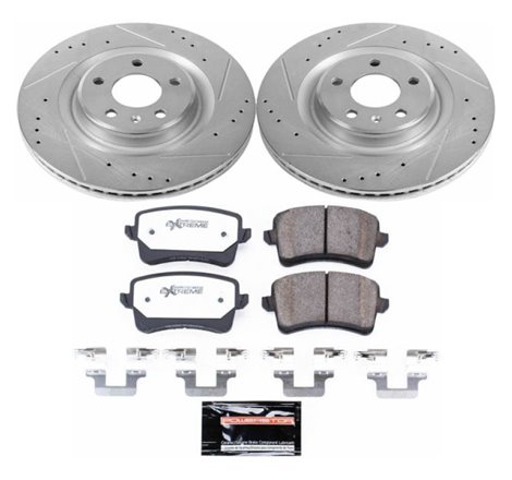 Power Stop 13-17 Audi Q5 Rear Z26 Street Warrior Brake Kit