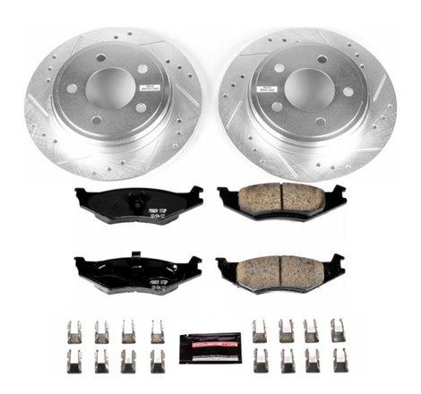 Power Stop 93-94 Chrysler Concorde Rear Z23 Evolution Sport Brake Kit