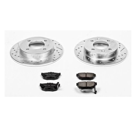 Power Stop 97-06 Hyundai Elantra Rear Z23 Evolution Sport Brake Kit