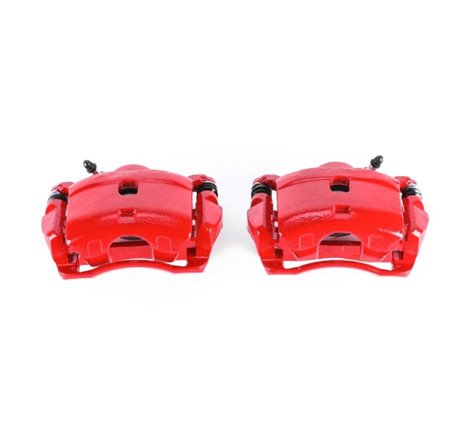 Power Stop 90-97 Honda Accord Rear Red Calipers w/Brackets - Pair